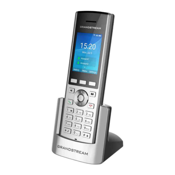 Grandstream Networks WP820 Series Welcome Manual