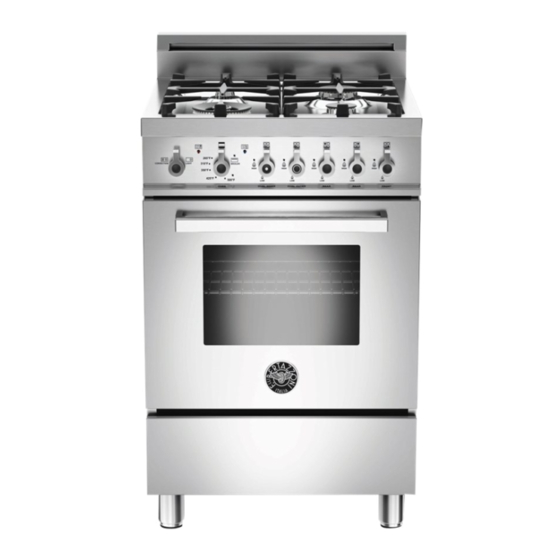 Bertazzoni PRO244GASXLP Installation, Use & Care Manual