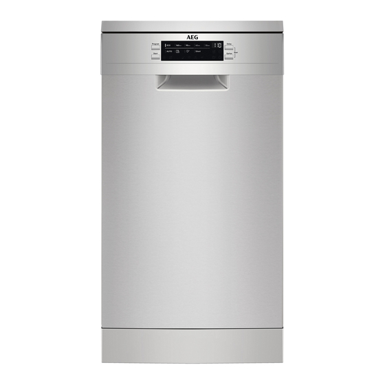 User Manuals: AEG FFB62407ZM Freestanding Dishwasher