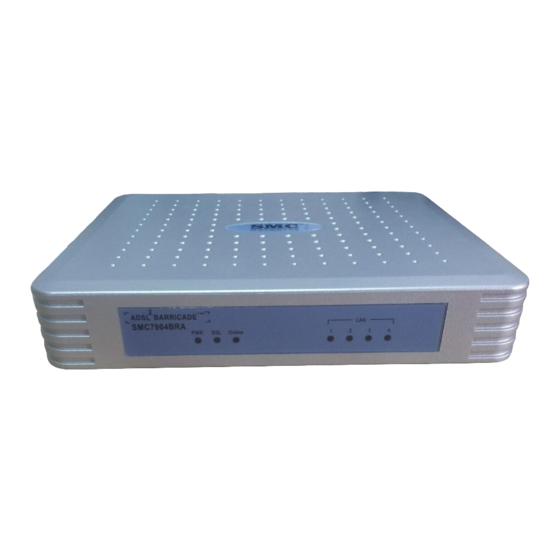 SMC Networks Barricade SMC7904BRA Manual