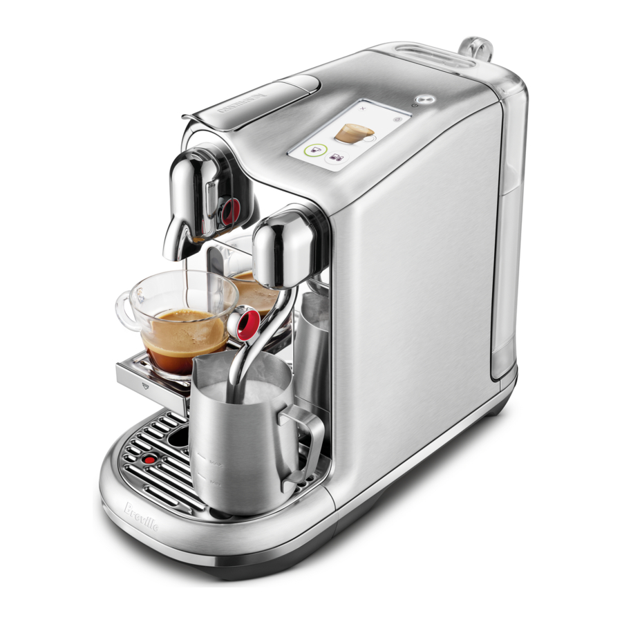 Nespresso CREATISTA PRO Manual