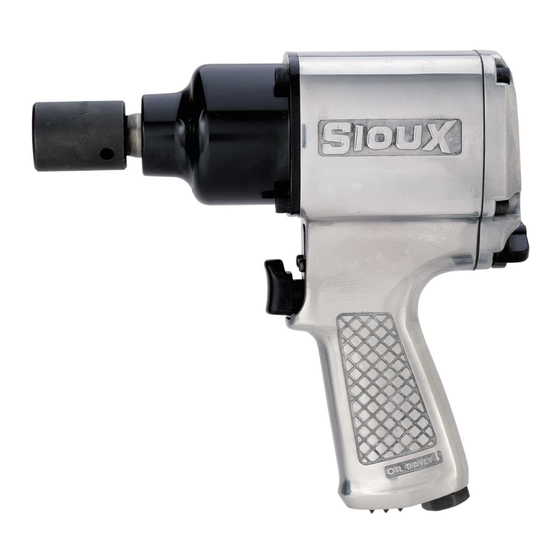 Sioux Tools 5050A Operator Instructions Manual