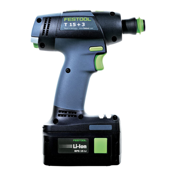 Festool T12+3 Instruction Manual