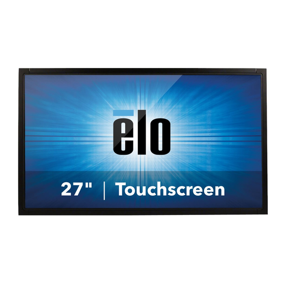Elo TouchSystems 2740L User Manual