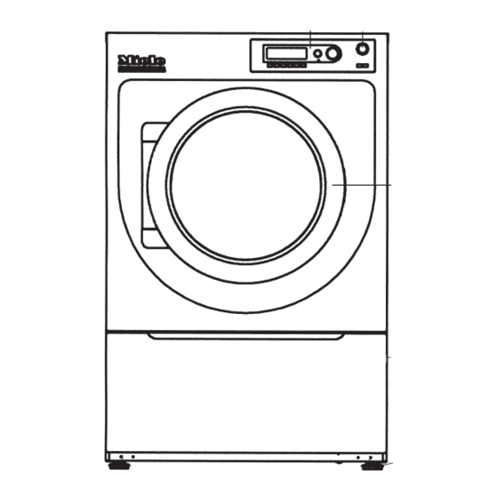 User Manuals: Miele PT 7251 Electric Tumble Dryer