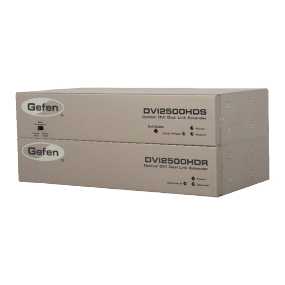 Gefen DVI 2500HD Dual Link Extender Manuals
