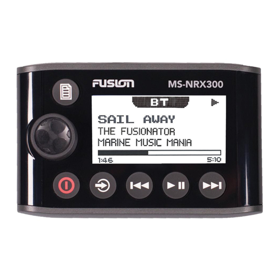 Fusion MS-NRX300 Installation Instructions