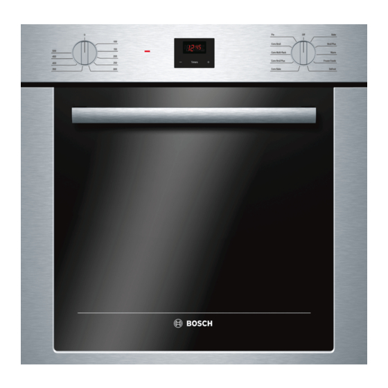 Bosch HBE5451UC Use And Care Manual