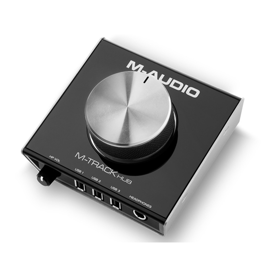 M-Audio M-Track Hub User Manual