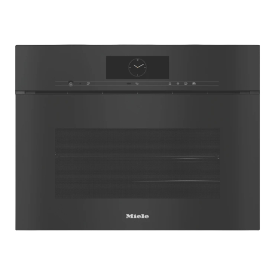 Miele DGC 7845 X Operating And Installation Instructions