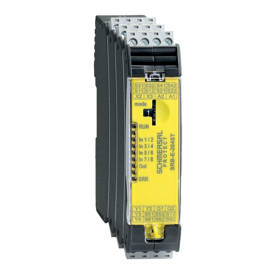 schmersal SRB-E-204PE Operating Instructions Manual