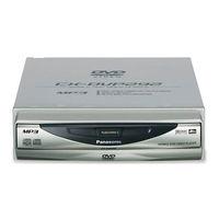 Panasonic CXDVP292U - CAR DVD PLAYER Operating Instructions Manual