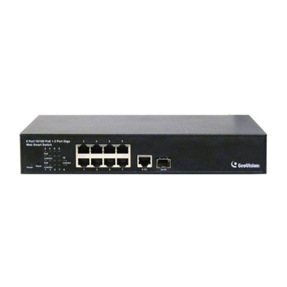 GeoVision GV-POE0801 User Manual