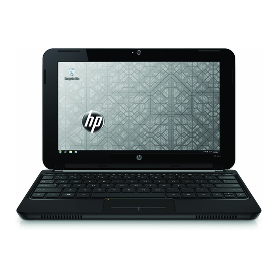 HP Mini 210-1010 Maintenance And Service Manual