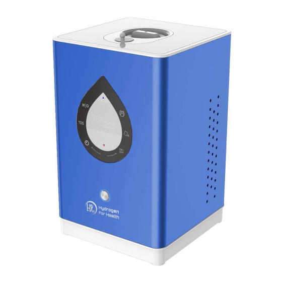 Hydrogen For Health H2Pro Series Operating Instructions Manual