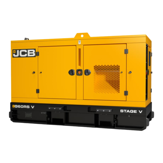 jcb G60RS V Quick Start Manual