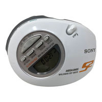 Sony SRF-M85W - S2 Sports Walkman Personal Radio Operating Instructions Manual
