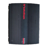 Rockford Fosgate 2600x 1 Series Owner's Manual