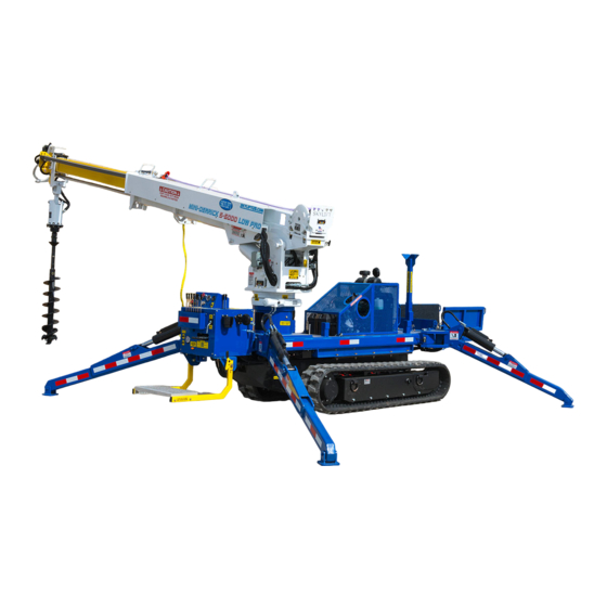 Skylift Mini-Derrick Super 6000 Low Pro Operation Manual