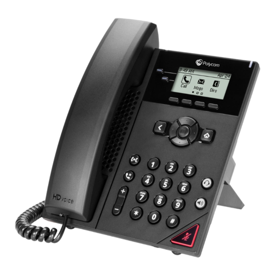 Polycom VVX-150 Series Quick Reference
