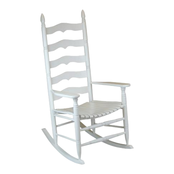 Hinkle Chair Company 400 SLAT ROCKER Assembly Instructions Manual