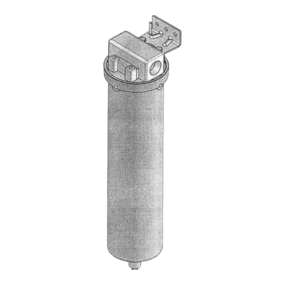 SHELCO FILTERS CSF Series Installation, Operation & Maintenance Manual