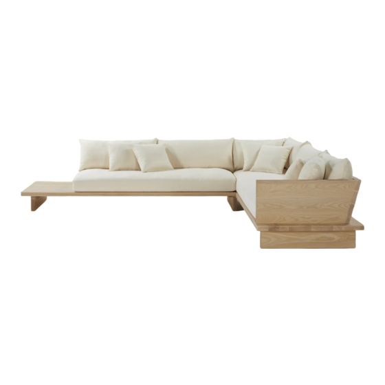 Maiden Home The Muir Sectional Assembly Instructions Manual