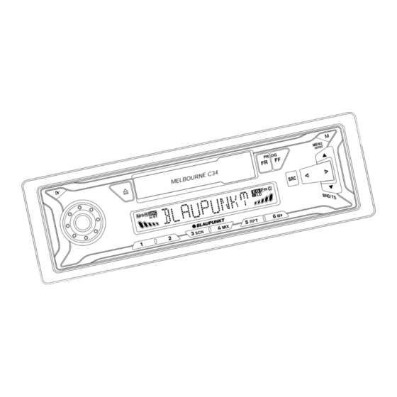 Blaupunkt MELBOURNE C34 Manual