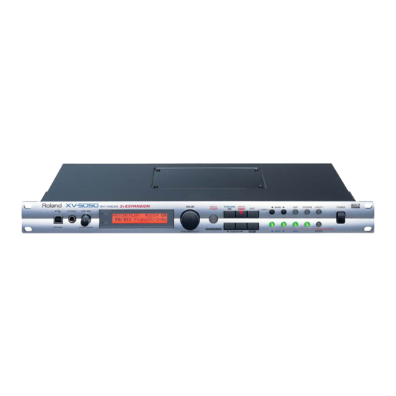 Roland XV-5050 Owner's Manual