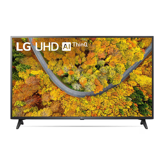 LG 65UP751C0SF Easy Setup Manual