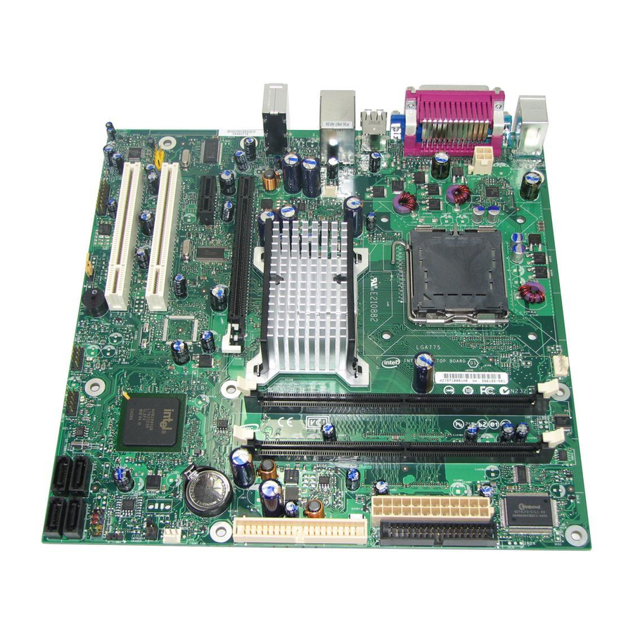 Intel BLKD946GZISSL - CONROE LGA775 1066 800FSB DR2 A/V Lan SATA mATX 10Pack ACTIVE Motherboard Manuals
