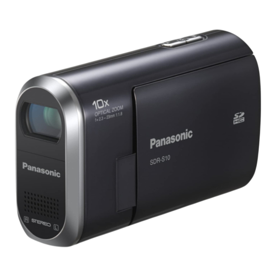 Panasonic SDR-S10P Operating Instructions Manual