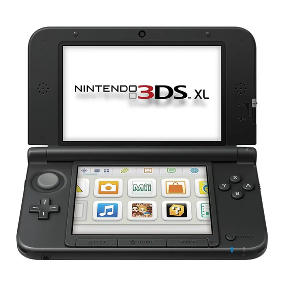 Nintendo 3DS Operation Manual