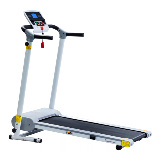 Sunny Health & Fitness SF-T7610 Treadmill Manuals