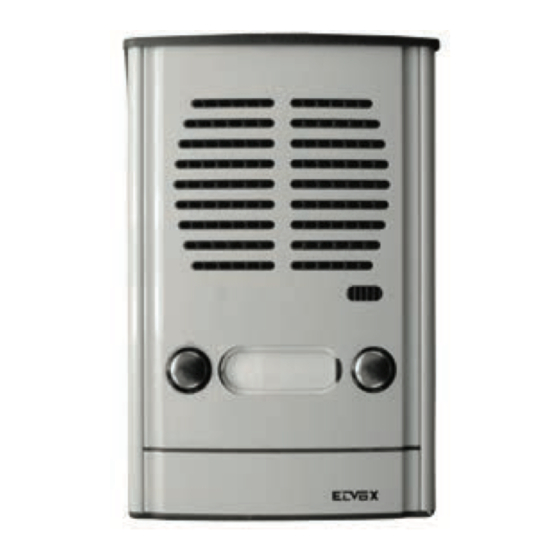 Vimar Elvox 88T2 Installer's Manual