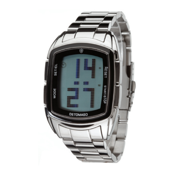 DETOMASO SPACY TIMELINE DIGITAL Manual