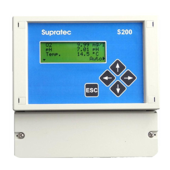 AquaLabo Supratec S200 WCS User Manual
