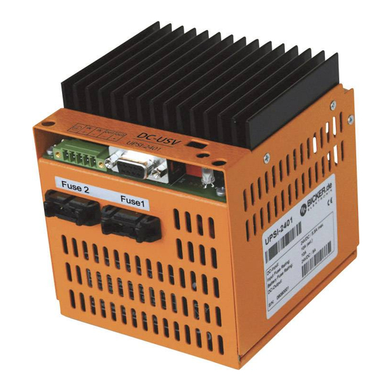 Bicker Elektronik UPSI-2401 Manuals