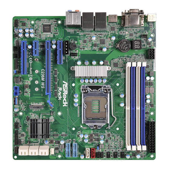 ASROCK Rack C236M WS Manuals