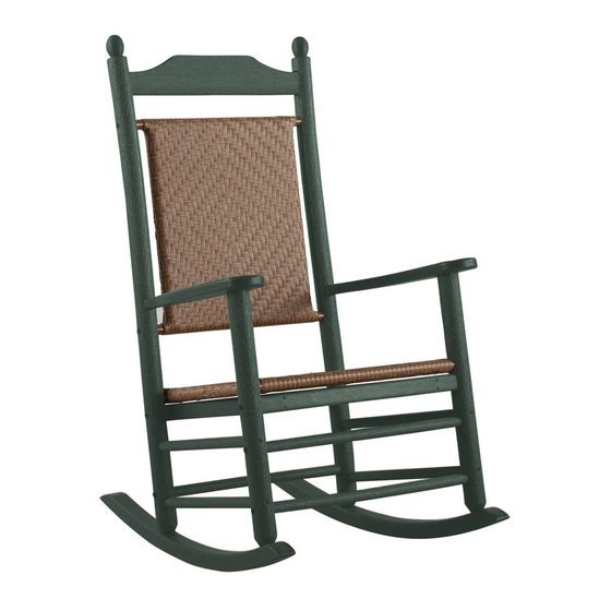 L.L.Bean All-Weather Presidential Rocker Assembly Instructions