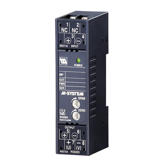 M-system M5DY-5-M Instruction Manual