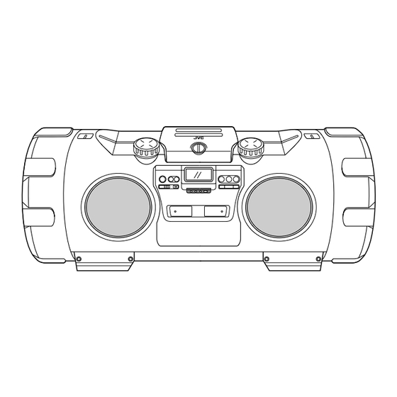 JVC RV-NB20BC Woofer CD System Manuals