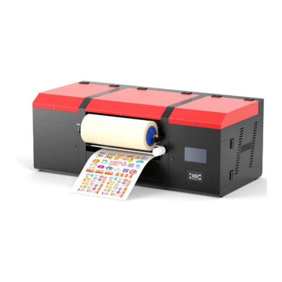 Procolored UV DTF XP600 Sticker Printer Tutorial Video 5: Check print head  test page 