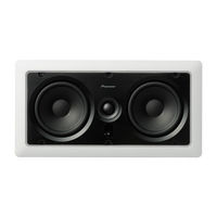Pioneer S-IW531L - In-Wall Left Center Right Pivoting Soft Dome Tweeter Speaker Operating Instructions Manual