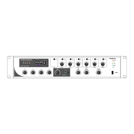PROEL ATMP240Z6XL User Manual