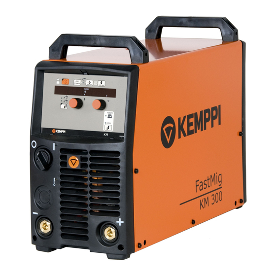 Kemppi FastMig KM 300 Operating Manual