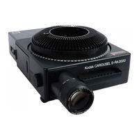 Kodak Carousel S-RA2000 Instruction Manual