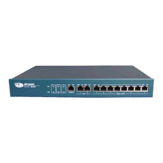 Maipu MP2600C Series Installation Manual