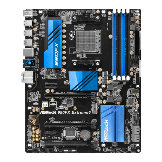 ASROCK 990FX Extreme6 User Manual