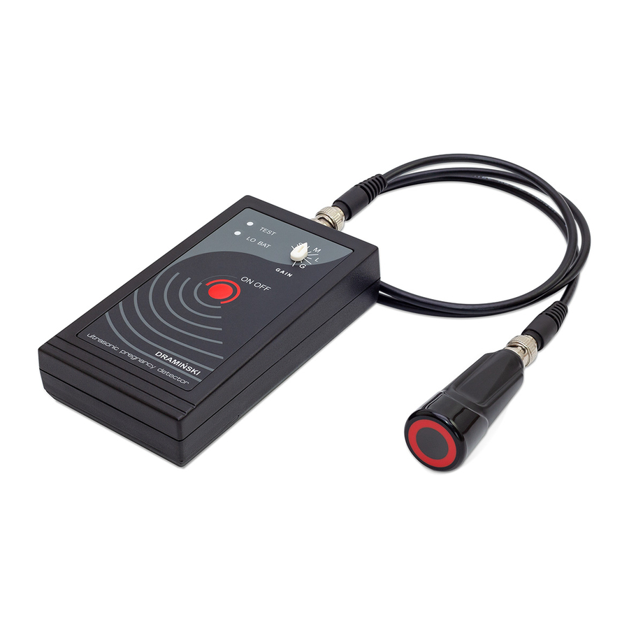 Draminski Pregnancy Detector for Dogs Operation Manual
